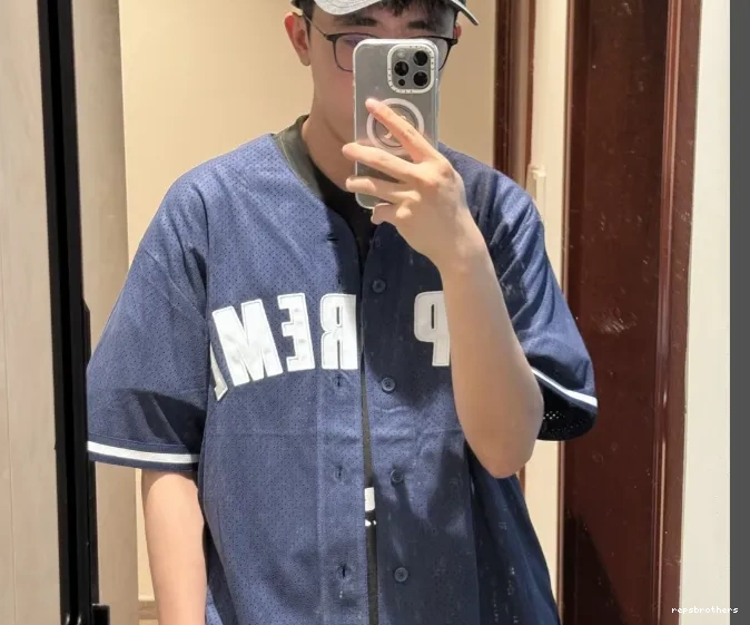 mesh BASEBALL 24SS JERSEY short sleeved MESH ULTRASUDE suede baseball 0612